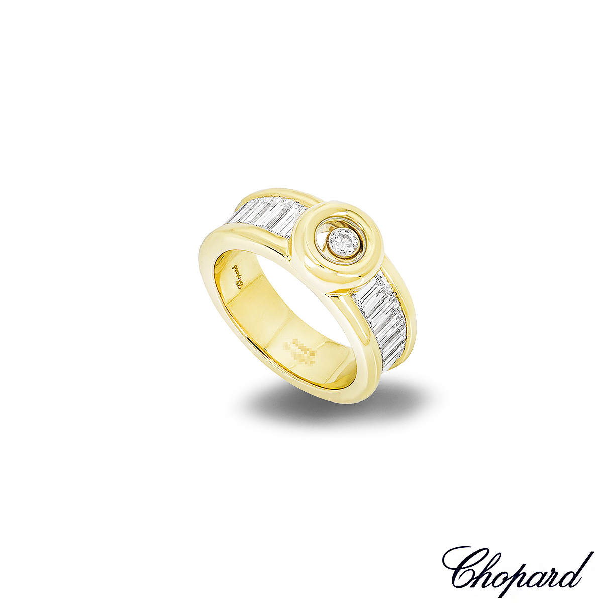 Chopard Yellow Gold Happy Diamonds Ring 82/2211-0107 Chopard Yellow Gold Happy Diamonds Ring 82/2211-0107